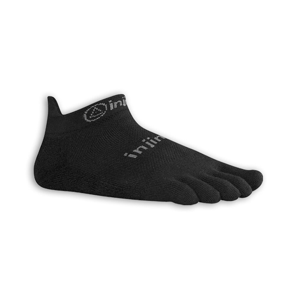 Vibram Fivefingers Injinji No-Show Womens Five Finger Socks Black Australia (YOK021583)